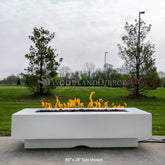 DEL MAR FIRE PIT GFRC Concrete Match Lit